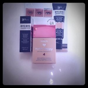 It Cosmetics Concealer and Benefit Blur Foundation